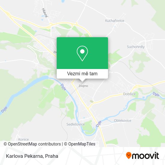 Karlova Pekarna mapa