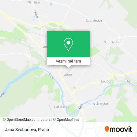 Jana Svobodova mapa