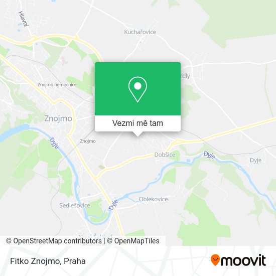 Fitko Znojmo mapa