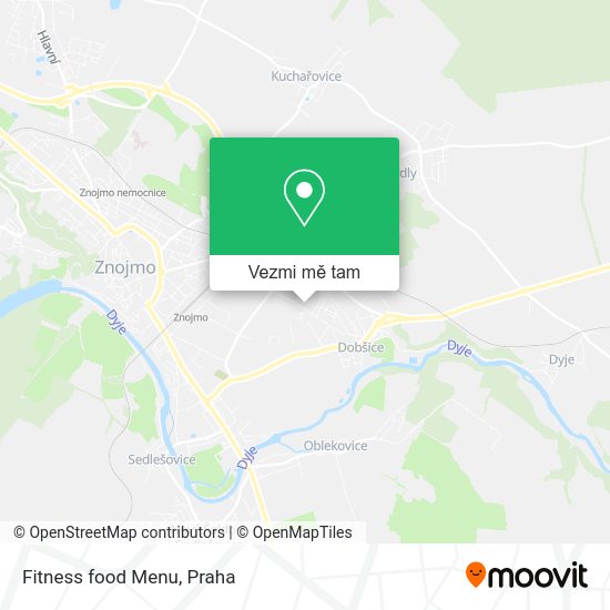 Fitness food Menu mapa