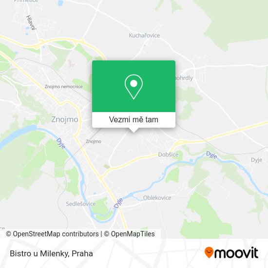 Bistro u Milenky mapa