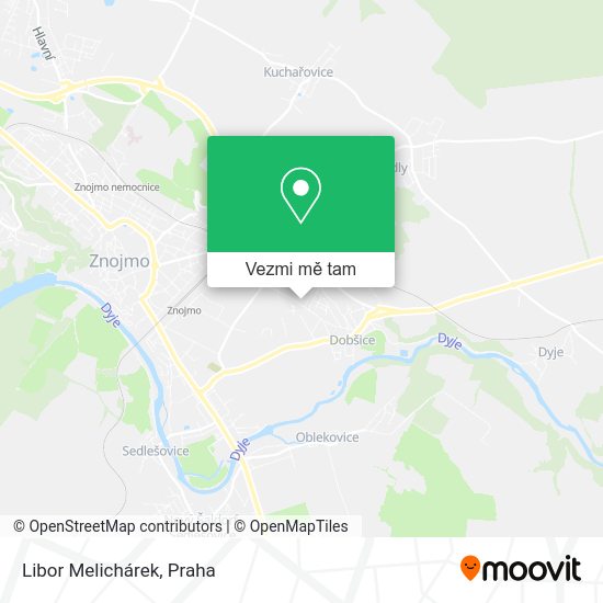 Libor Melichárek mapa