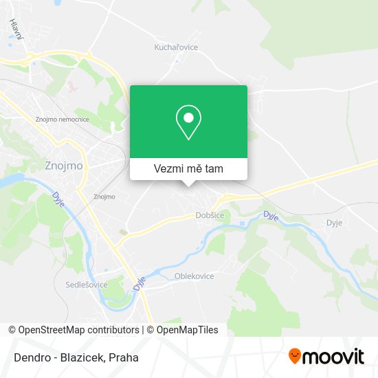 Dendro - Blazicek mapa