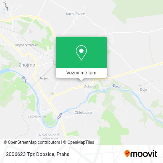 2006623 Tpz Dobsice mapa