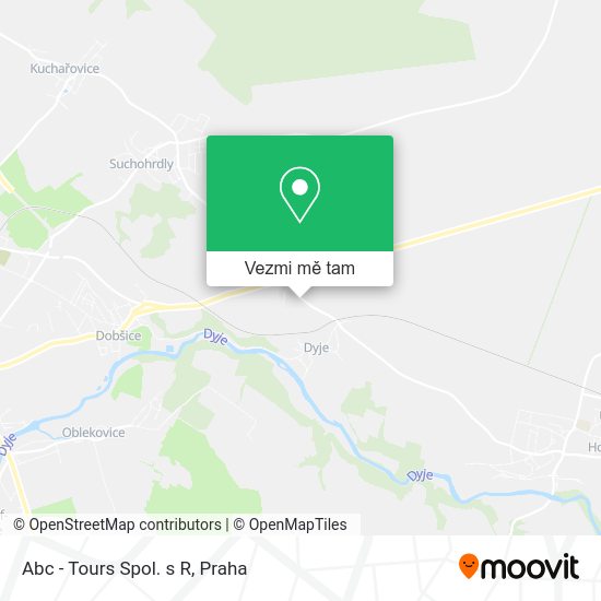 Abc - Tours Spol. s R mapa