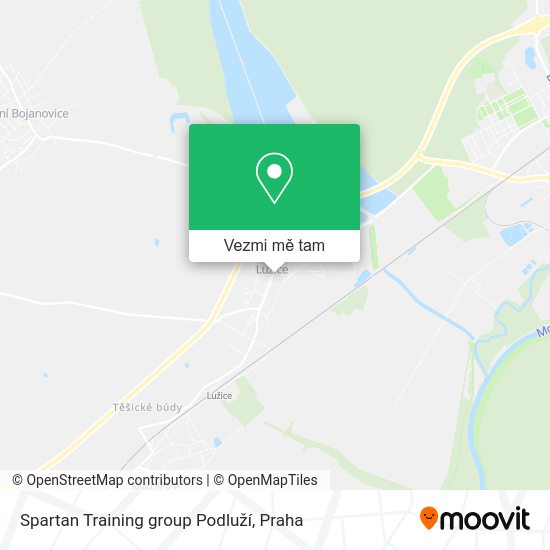 Spartan Training group Podluží mapa