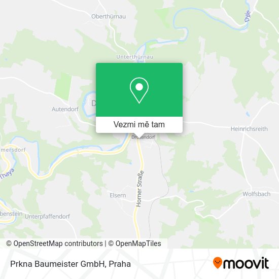 Prkna Baumeister GmbH mapa