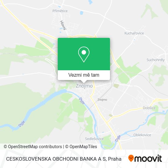CESKOSLOVENSKA OBCHODNI BANKA A S mapa