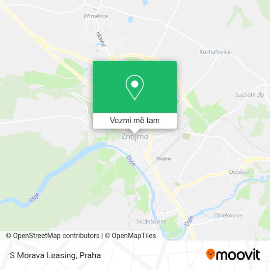 S Morava Leasing mapa