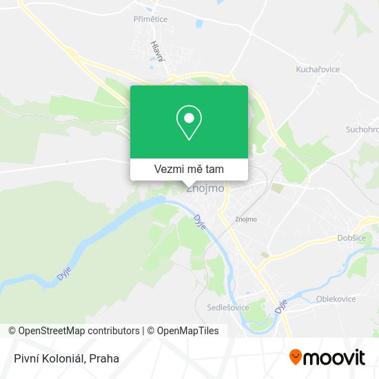 Pivní Koloniál mapa