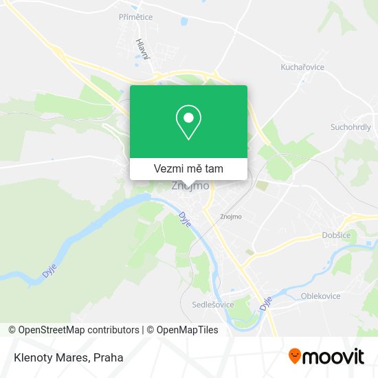 Klenoty Mares mapa