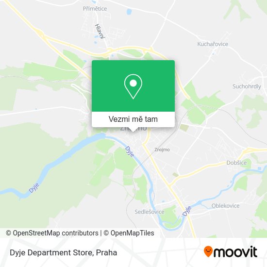 Dyje Department Store mapa