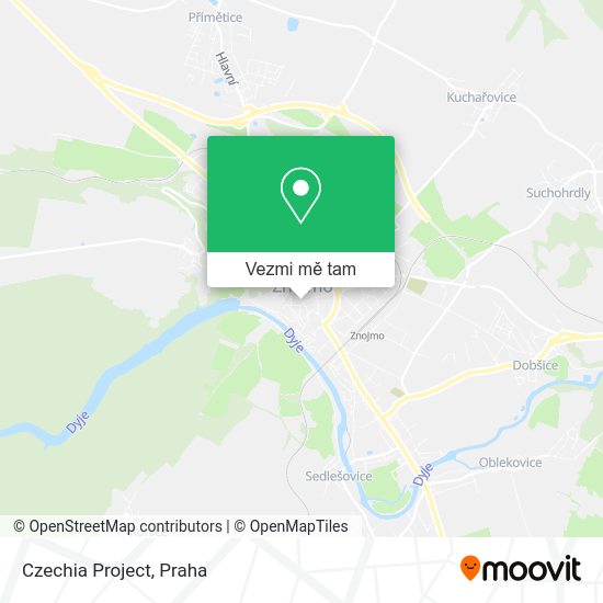 Czechia Project mapa