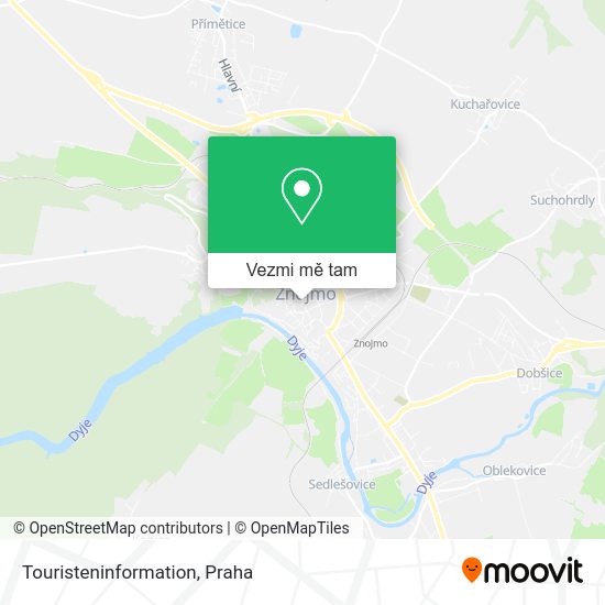 Touristeninformation mapa