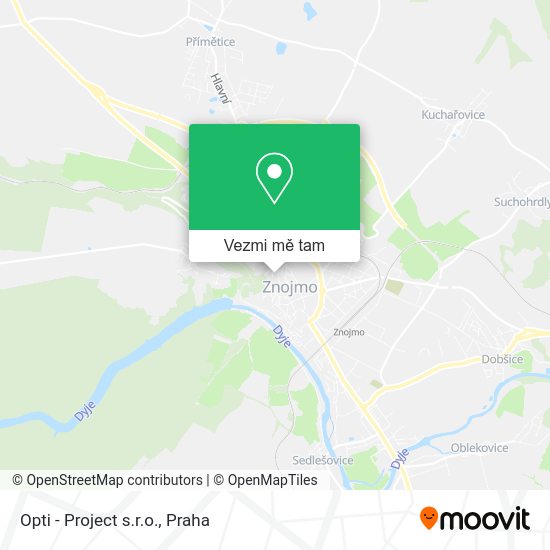 Opti - Project s.r.o. mapa