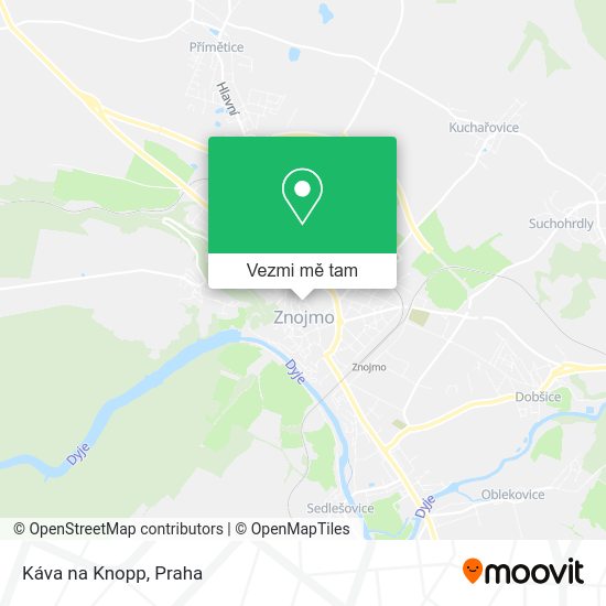 Káva na Knopp mapa