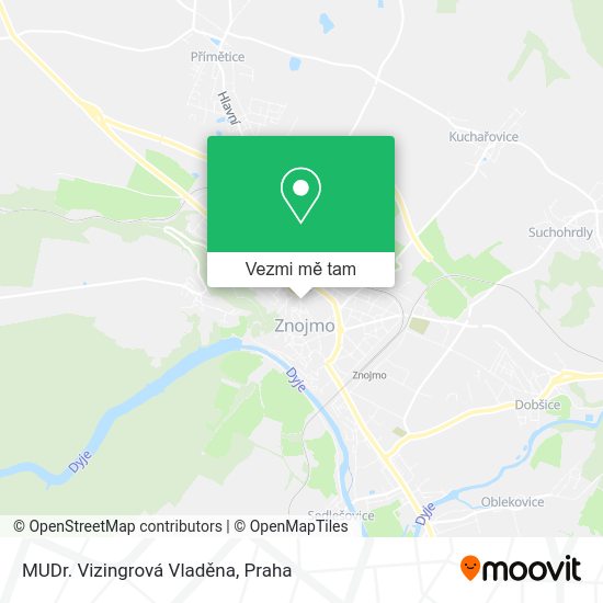 MUDr. Vizingrová Vladěna mapa