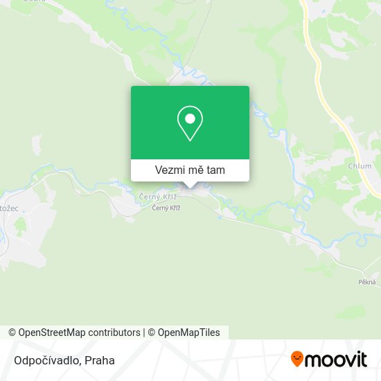 Odpočívadlo mapa