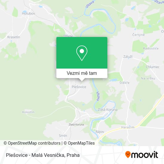 Plešovice - Malá Vesnička mapa