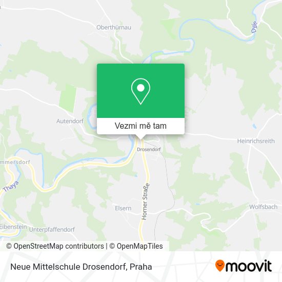 Neue Mittelschule Drosendorf mapa