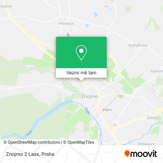 Znojmo 2 Laax mapa