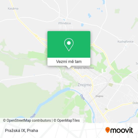 Pražská IX mapa
