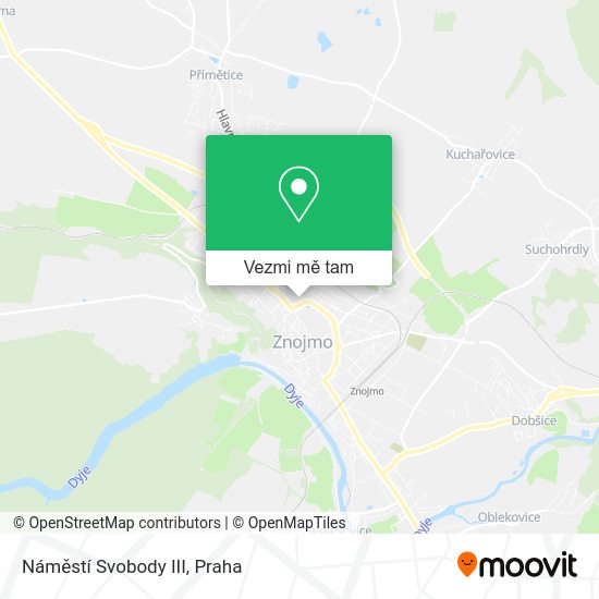 Náměstí Svobody III mapa