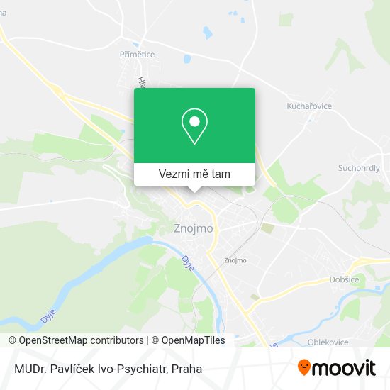 MUDr. Pavlíček Ivo-Psychiatr mapa