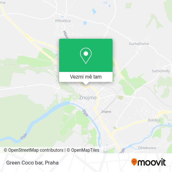 Green Coco bar mapa