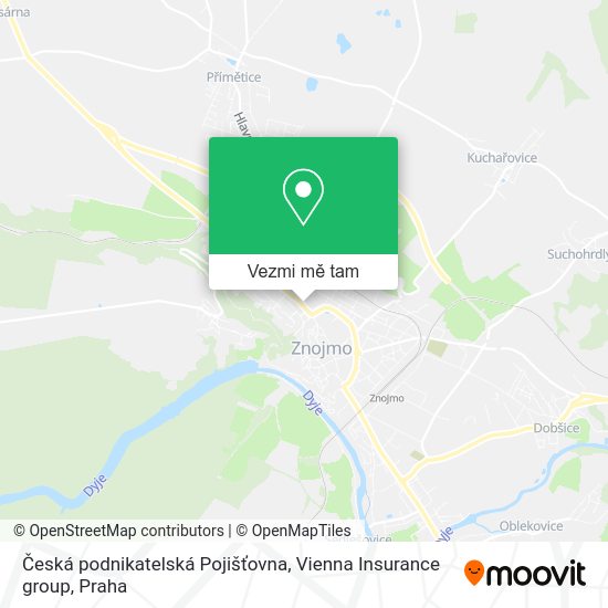 Česká podnikatelská Pojišťovna, Vienna Insurance group mapa