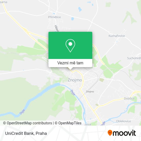 UniCredit Bank mapa