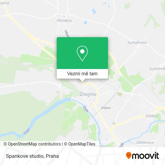 Spankove studio mapa