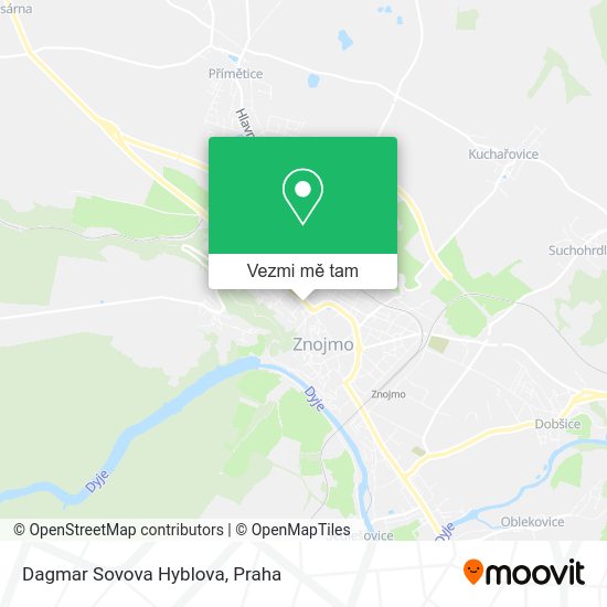 Dagmar Sovova Hyblova mapa