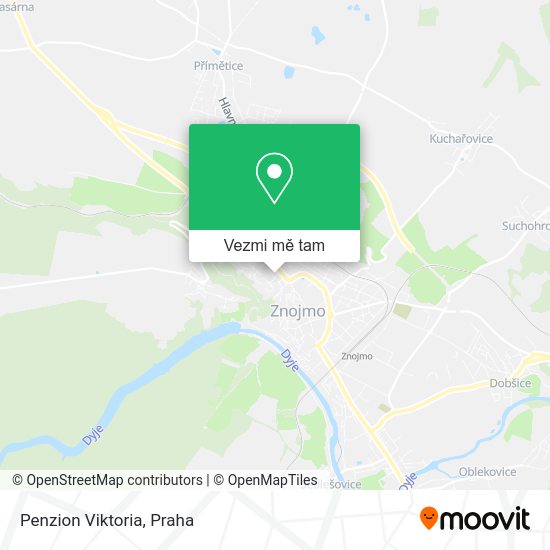 Penzion Viktoria mapa