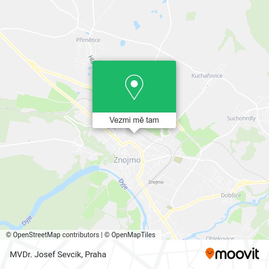 MVDr. Josef Sevcik mapa