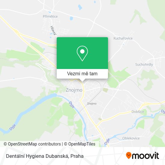 Dentální Hygiena Dubanská mapa