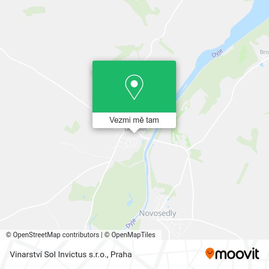 Vinarství Sol Invictus s.r.o. mapa