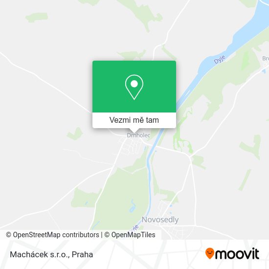 Machácek s.r.o. mapa