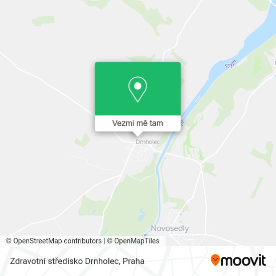 Zdravotní středisko Drnholec mapa