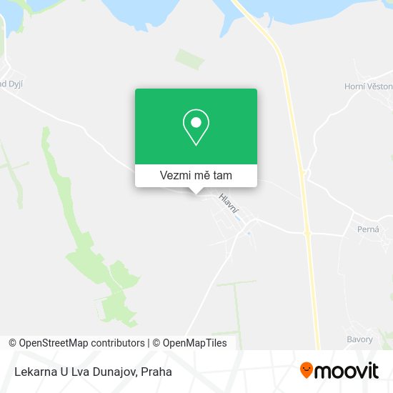 Lekarna U Lva Dunajov mapa