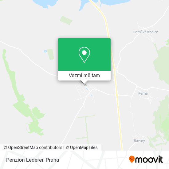 Penzion Lederer mapa