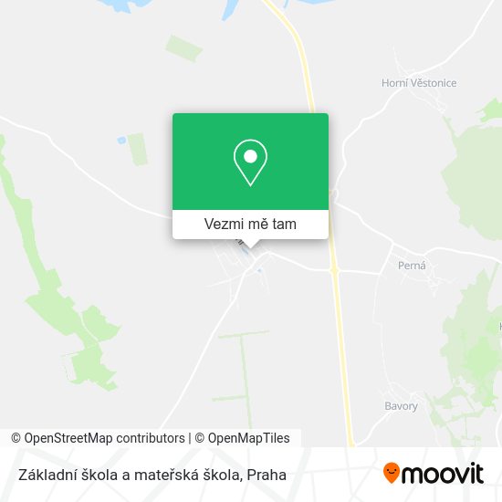 Základní škola a mateřská škola mapa