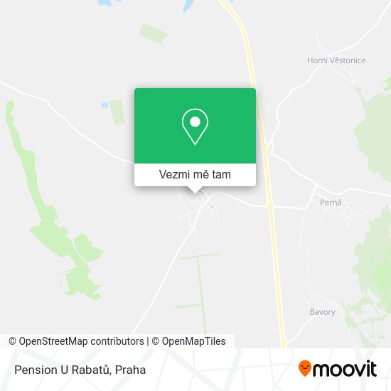 Pension U Rabatů mapa