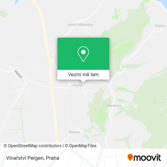 Vinařství Pergen mapa