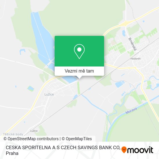 CESKA SPORITELNA A S CZECH SAVINGS BANK CO mapa