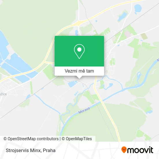 Strojservis Minx mapa