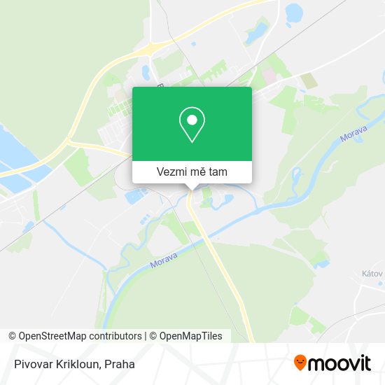 Pivovar Krikloun mapa