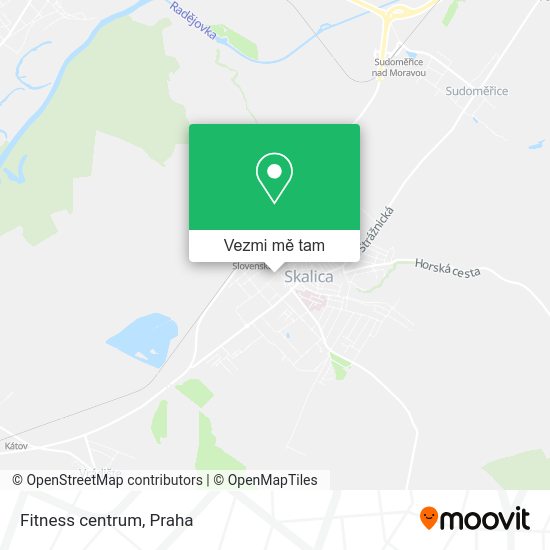 Fitness centrum mapa