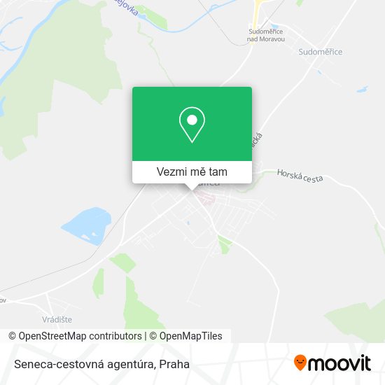 Seneca-cestovná agentúra mapa
