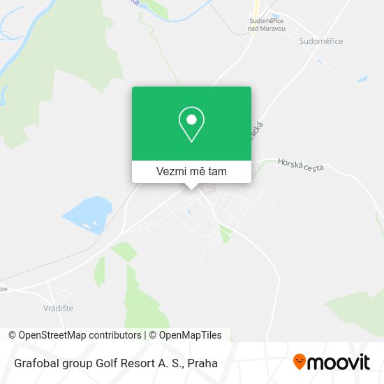Grafobal group Golf Resort A. S. mapa